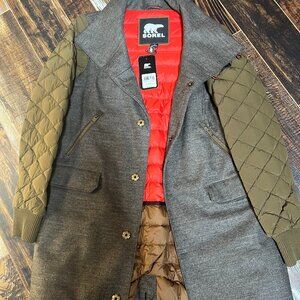 NWT Sorel Women Coat Multi Color